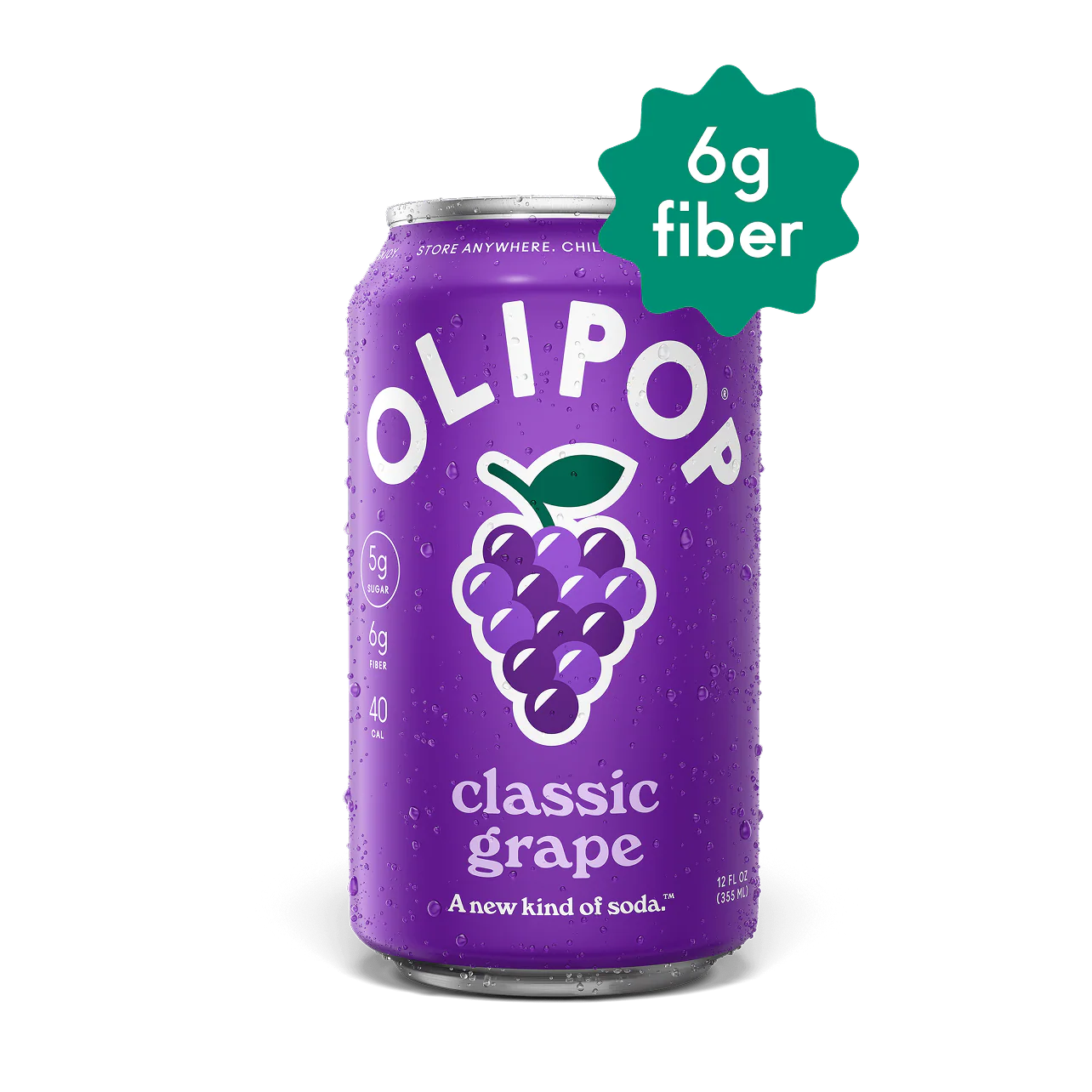 OLIPOP Classic Grape 6g Fiber